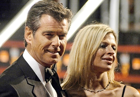 Pierce Brosnan se svou adoptivní dcerou Charlotte