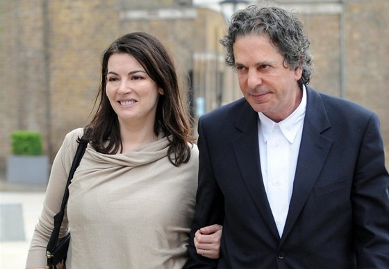 Nigella Lawsonová s bývalým manelem Charlesem Saatchim