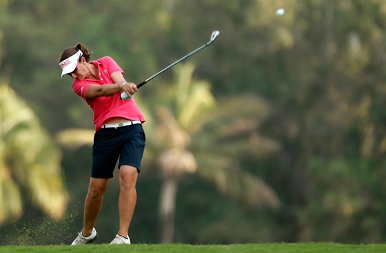 Francouzská golfistka Gwladys Nocerová.