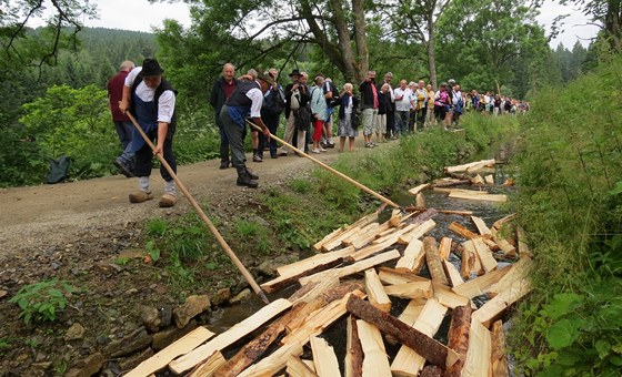 Ukázky plavení deva jsou na umav k vidní i nyní. 