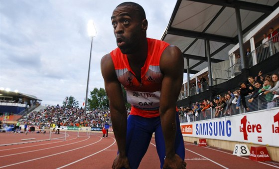 Americký sprinter Tyson Gay moná sám neme uvit tomu, co se stalo...