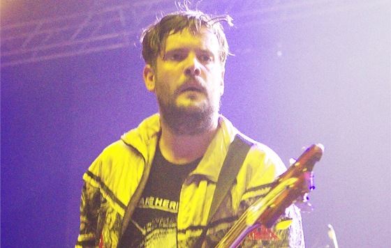 Z vystoupení kapely Klaxons na festivalu Rock for People (4. ervence 2013)