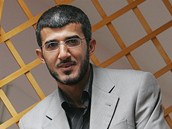 Muneeb Hassan Alrawi v brněnské mešitě Muneeb Hassan Alrawi v brněnské mešitě