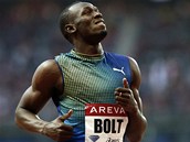 Jamajsk sprinter Usain Bolt vyhrl v Pai dvoustovku v nejlepm svtovm