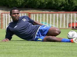 Eugene Salami, nigerijsk posila fotbalist Teplic.