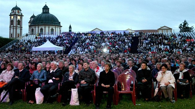 Festival Petra Dvorského v zámecké zahrad v Jaromicích nad Rokytnou (7.