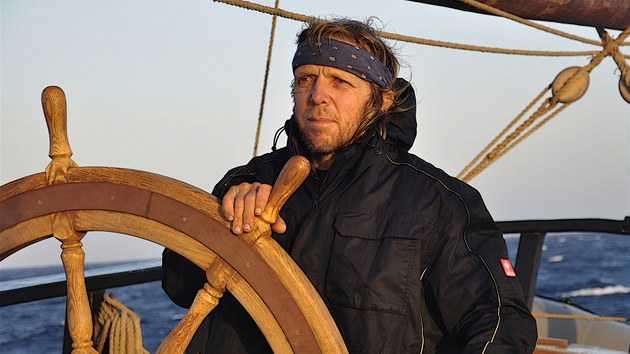 Ludk Kocourek si plavbou na historick lodi splnil svj klukovsk sen.