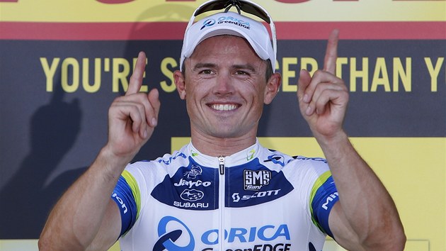 Australsk vtz 3. etapy Tour de France Simon Gerrans.