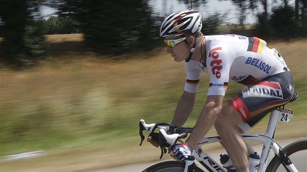 Andre Greipel bhem 10. etapy Tour de France.
