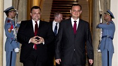 Prezident Milo Zeman pozval na Praský hrad leny konícího kabinetu premiéra...