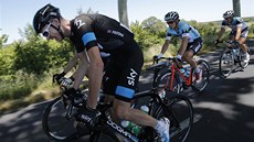 Britský cyklista Christopher Froome v prbhu 7. etapy Tour de France.
