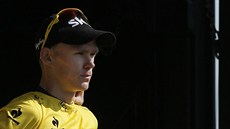 Chris Froome coby vedoucí mu Tour de France