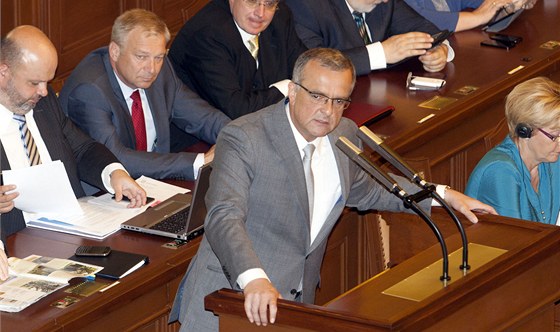 Jeden z poslanc, kteí by mli nárok na nejvyí odstupné, je i bývalý ministr financí MIroslav Kalousek.
