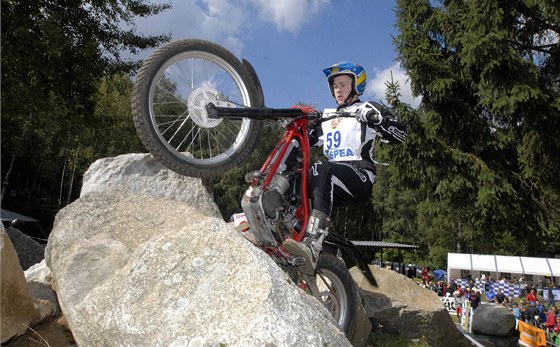 MS a pohár FIM junior v trialu v Kramolín