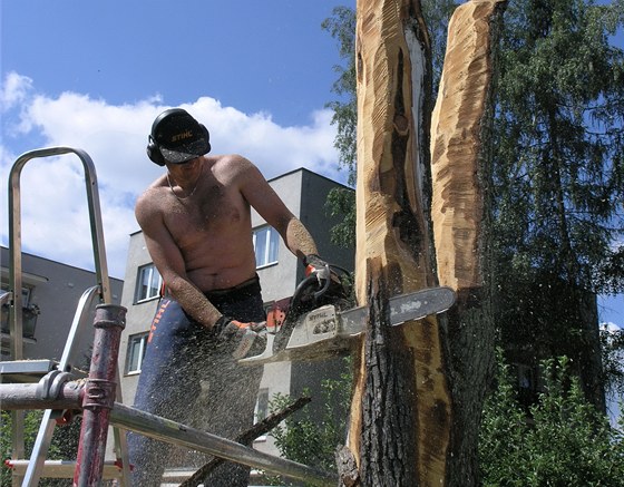 "Vtinou pracuji tak, e mám nápad a podle nj potom vybírám materiál. Te to