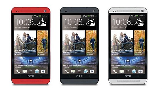 HTC One nov také v ervené