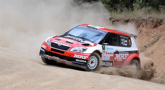 Esapekka Lappi na Rallye Queensland.