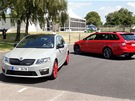 koda Octavia RS a koda Octavia Combi RS