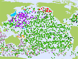 Mapka rozloen robot Argo ve svtovch ocenech k noru 2013. Stroje plavou...