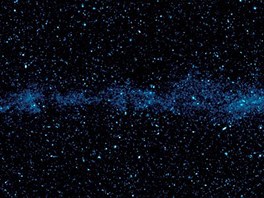Chvost hvzdy se podob kometrnmu. Objevila ho druice GALEX a je dlouh 13...
