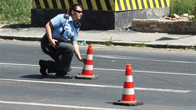 Policie uzavela silnici