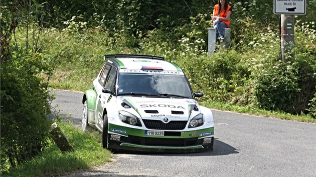 Jan Kopeck se svou kodou na Rallye Bohemia.