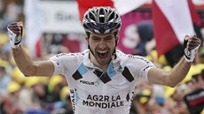 JÁ TO DOKÁZAL. Francouzský cyklista Christophe Riblon slaví triumf v 18. etap