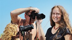 Americká lektorka Angela Durón Larson vedla letos kurz fotografování v letní Americká lektorka Angela Durón Larson vedla letos kurz fotografování v letní