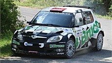 Jaromír Tarabus se svou škodou na Rallye Bohemia. Jaromír Tarabus se svou škodou na Rallye Bohemia.