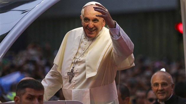 Pape Frantiek v Rio de Janeiru (22. ervence 2013)
