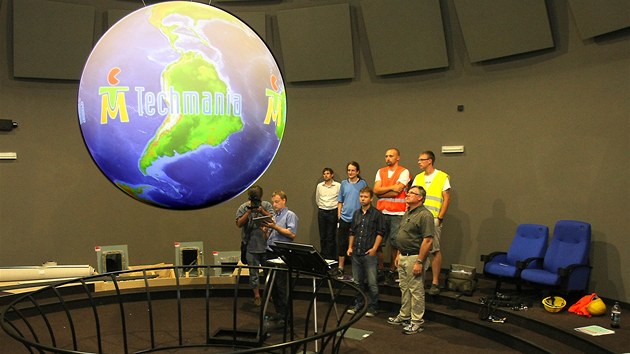 Pedstaven novho planetria, kter se oteve 4. listopadu v plzeskm Science Centru Techmania. 