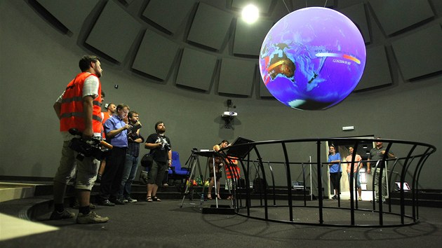 Pedstaven novho planetria, kter se oteve 4. listopadu v plzeskm Science Centru Techmania. 