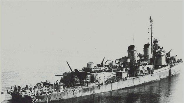 Zbr na vracejc se ponien USS Laffey