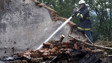 Hasii likvidovali poár továrny Jawa v Týnci nad Sázavou letos u potetí.