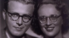 Svatební foti Pavel a Vra Olivovi v roce 1946.