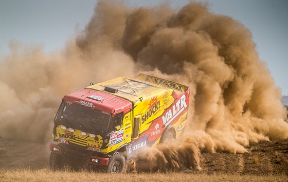 Jaroslav Valtr bhem Silk Way Rally.