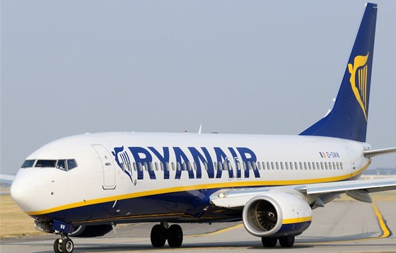 Boeing 737-800 irské nízkonákladové letecké spolenosti Ryanair