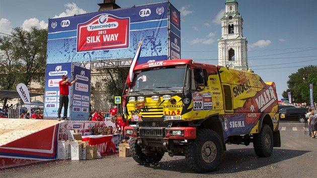 Jaroslav Valtr bhem Silk Way Rally.