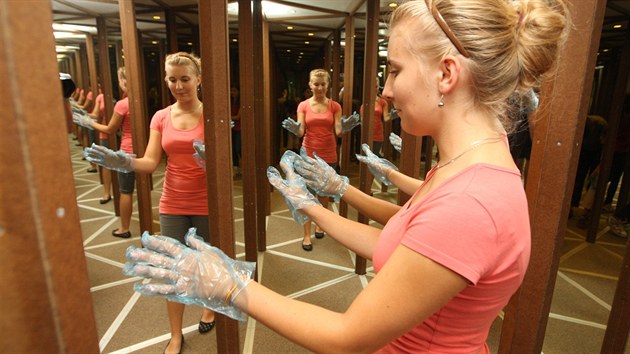 Nvtvnci dostanou igelitov rukavice, s nimi se pak mohou zrcadel dotkat.