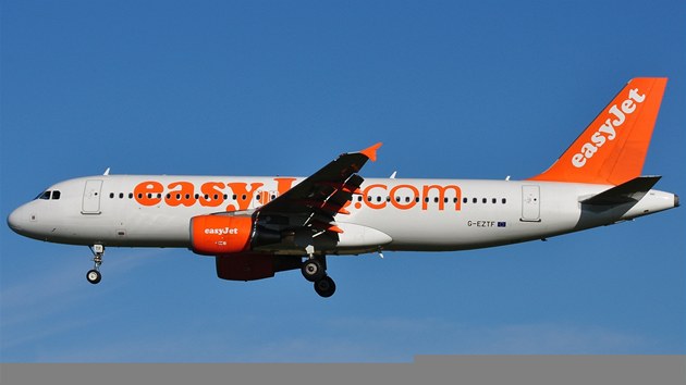 Airbus A320 letecké spolenosti easyJet