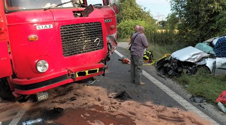 Tragická nehoda u elákovic.