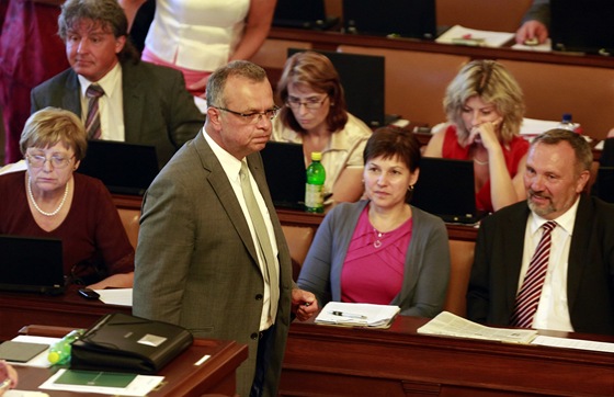 Snmovna bhem jednání o dve Rusnokov vlád (7. srpna 2013)