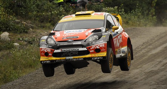 Martin Prokop na Finské rallye.