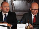 Michal Haek a Bohuslav Sobotka