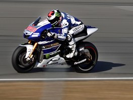 Ve stedu 7. srpna testoval na Masarykov okruhu Jorge Lorenzo.