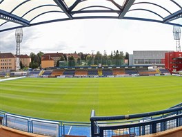 Vítejte na fotbalovém stadionu v Jihlav, domov ligového nováka z léta 2012....