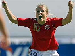 Norsk fotbalistka Melissa Wiikov.