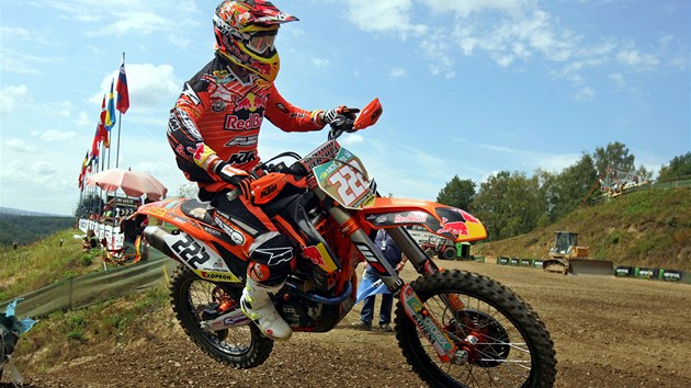 Velk cena esk republiky v motokrosu - Antonio Cairoli.