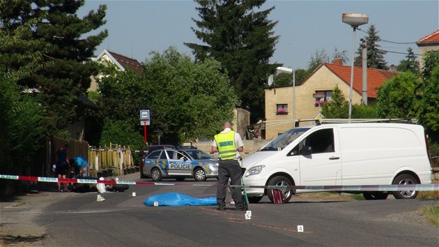 Piny nehody a jej okolnosti vyetuj policist (3. srpna 2013)