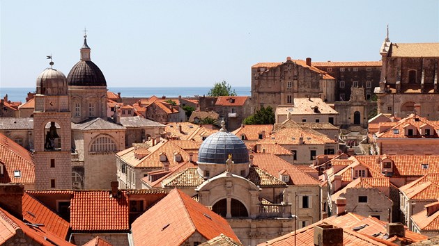 Pohled na historickou st Dubrovnku.